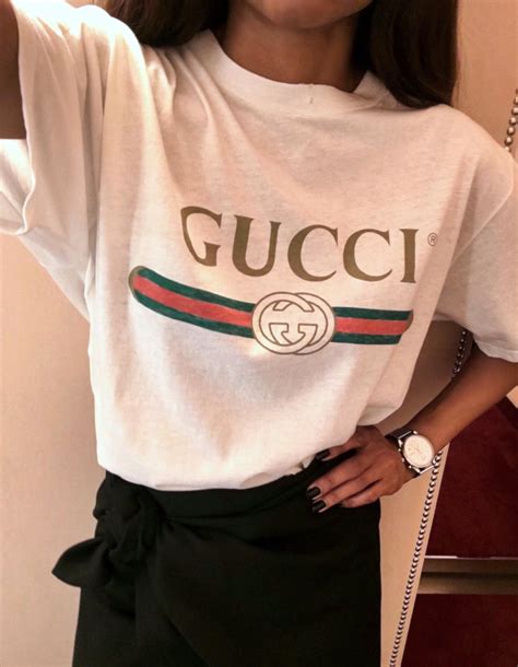 womens gucci t shirt|gucci femme t shirt.